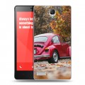 Дизайнерский силиконовый чехол для Xiaomi RedMi Note Volkswagen