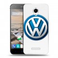 Дизайнерский силиконовый чехол для Micromax Canvas Spark Volkswagen