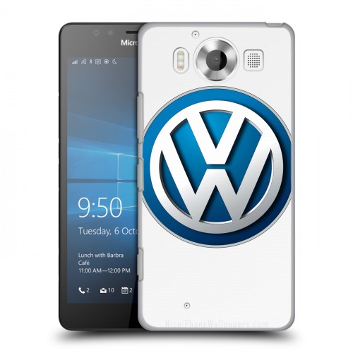 Дизайнерский пластиковый чехол для Microsoft Lumia 950 Volkswagen