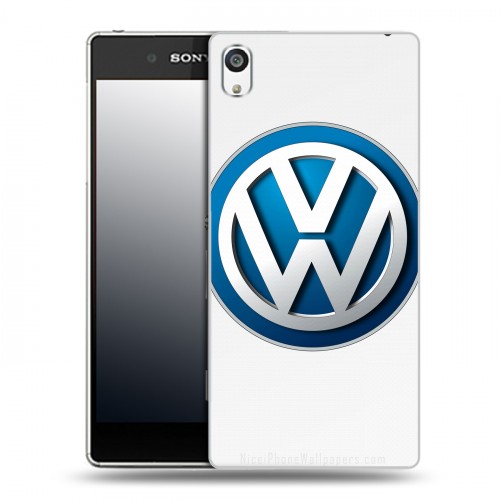 Дизайнерский пластиковый чехол для Sony Xperia E5 Volkswagen