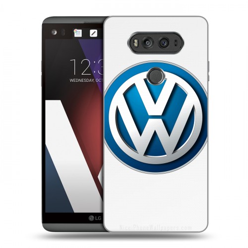 Дизайнерский пластиковый чехол для LG V20 Volkswagen