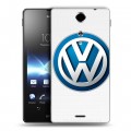 Дизайнерский пластиковый чехол для Sony Xperia TX Volkswagen