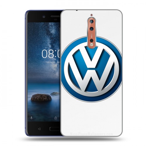 Дизайнерский пластиковый чехол для Nokia 8 Volkswagen