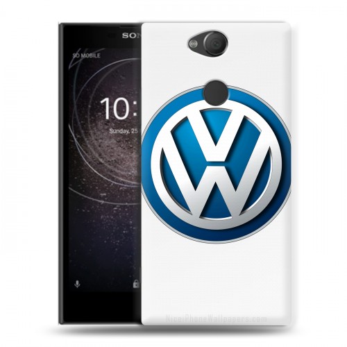Дизайнерский силиконовый с усиленными углами чехол для Sony Xperia XA2 Volkswagen