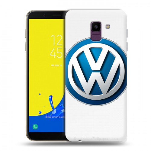 Дизайнерский пластиковый чехол для Samsung Galaxy J6 Volkswagen