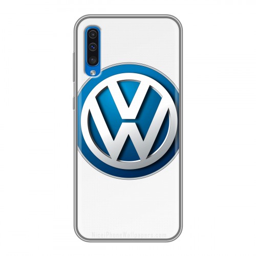 Дизайнерский силиконовый чехол для Samsung Galaxy A50 Volkswagen