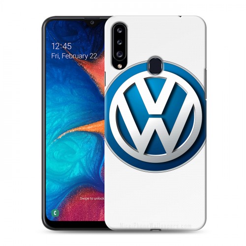 Дизайнерский пластиковый чехол для Samsung Galaxy A20s Volkswagen