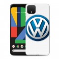 Дизайнерский пластиковый чехол для Google Pixel 4 Volkswagen