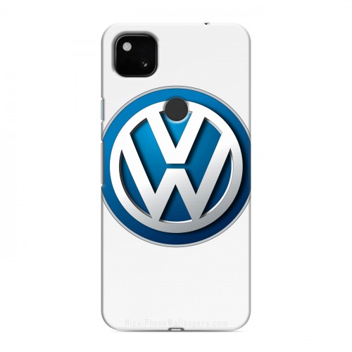 Дизайнерский пластиковый чехол для Google Pixel 4a Volkswagen