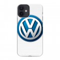 Дизайнерский силиконовый с усиленными углами чехол для Iphone 12 Mini Volkswagen