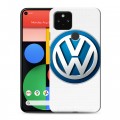 Дизайнерский пластиковый чехол для Google Pixel 5 Volkswagen