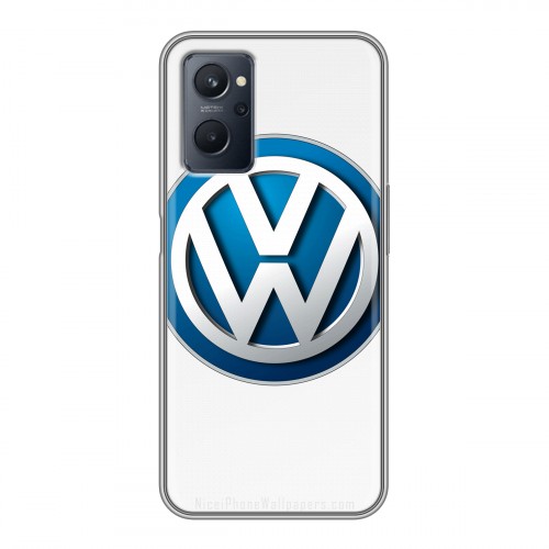 Дизайнерский силиконовый с усиленными углами чехол для Realme 9i Volkswagen