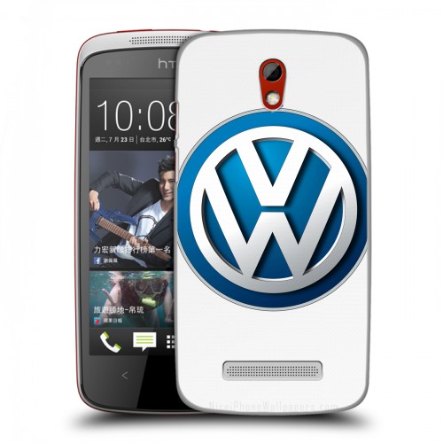 Дизайнерский пластиковый чехол для HTC Desire 500 Volkswagen