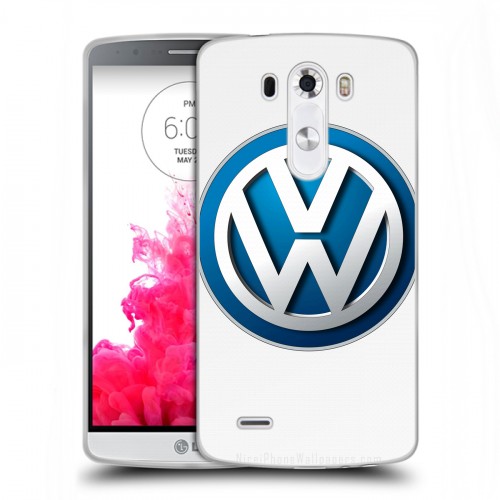 Дизайнерский пластиковый чехол для LG G3 (Dual-LTE) Volkswagen