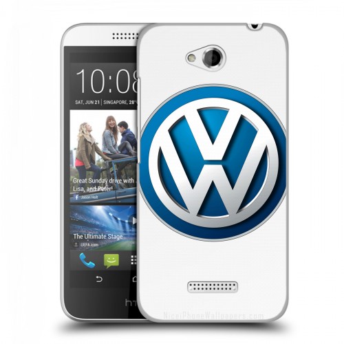 Дизайнерский пластиковый чехол для HTC Desire 616 Volkswagen