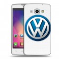 Дизайнерский пластиковый чехол для LG L60 Volkswagen