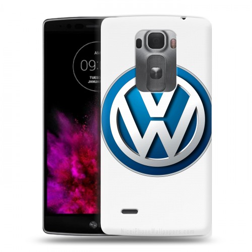 Дизайнерский пластиковый чехол для LG G Flex 2 Volkswagen