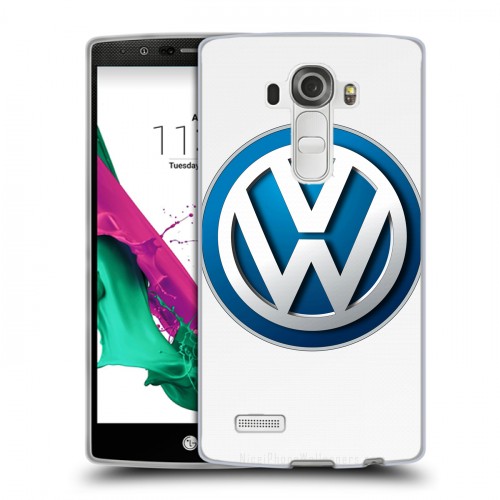 Дизайнерский пластиковый чехол для LG G4 Volkswagen