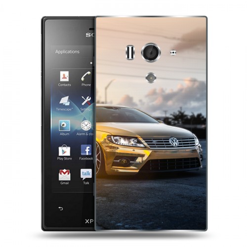 Дизайнерский пластиковый чехол для Sony Xperia acro S Volkswagen