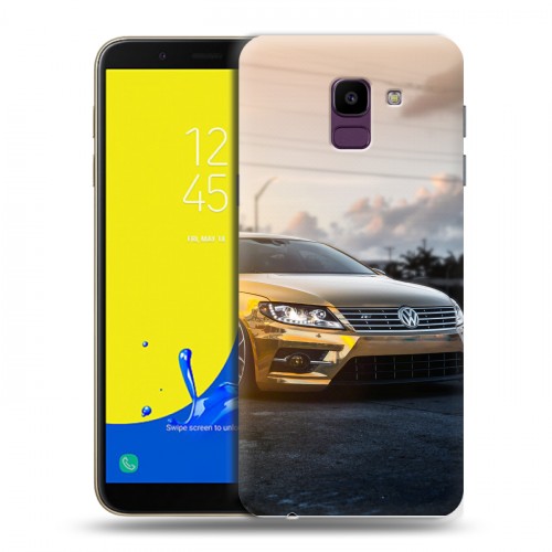 Дизайнерский пластиковый чехол для Samsung Galaxy J6 Volkswagen