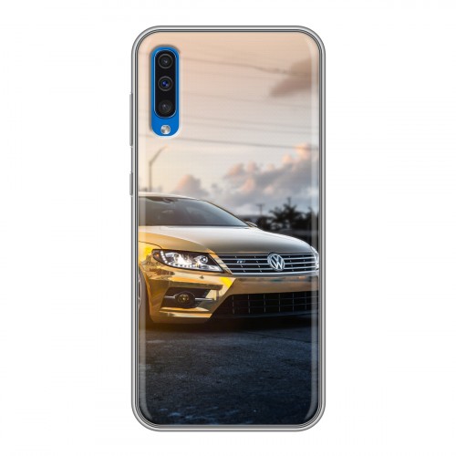 Дизайнерский силиконовый чехол для Samsung Galaxy A50 Volkswagen