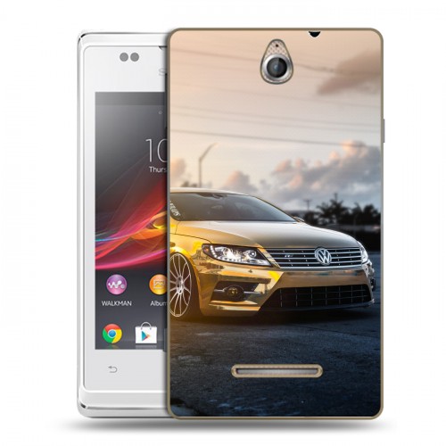 Дизайнерский пластиковый чехол для Sony Xperia E Volkswagen