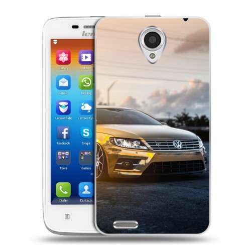 Дизайнерский пластиковый чехол для Lenovo S650 Ideaphone Volkswagen