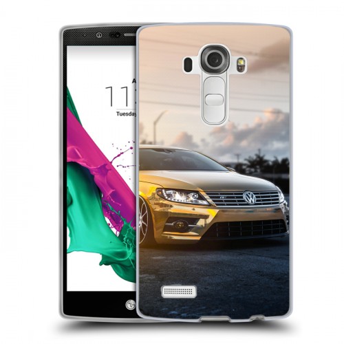 Дизайнерский пластиковый чехол для LG G4 Volkswagen