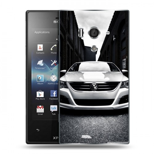 Дизайнерский пластиковый чехол для Sony Xperia acro S Volkswagen