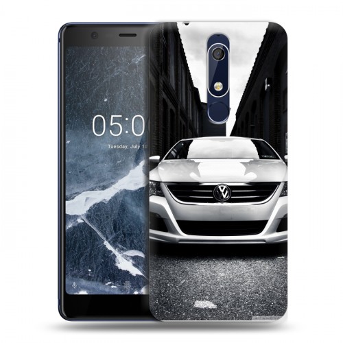 Дизайнерский пластиковый чехол для Nokia 5.1 Volkswagen