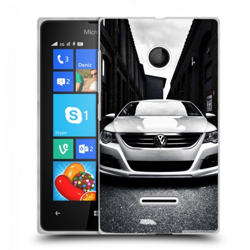 Дизайнерский пластиковый чехол для Microsoft Lumia 435 Volkswagen