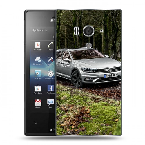 Дизайнерский пластиковый чехол для Sony Xperia acro S Volkswagen