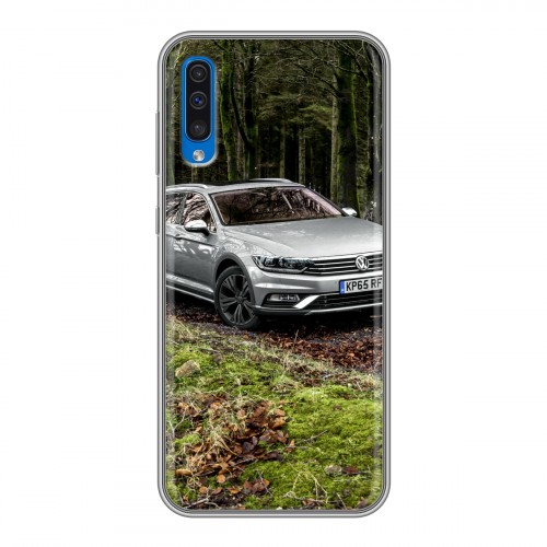 Дизайнерский силиконовый чехол для Samsung Galaxy A50 Volkswagen