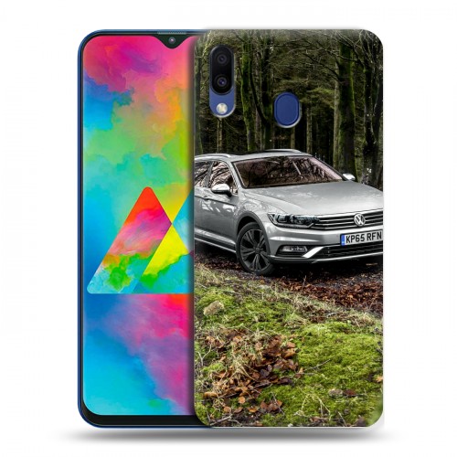 Дизайнерский пластиковый чехол для Samsung Galaxy M20 Volkswagen