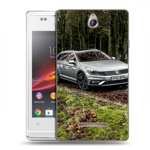 Дизайнерский пластиковый чехол для Sony Xperia E Volkswagen