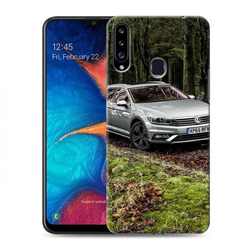 Дизайнерский пластиковый чехол для Samsung Galaxy A20s Volkswagen