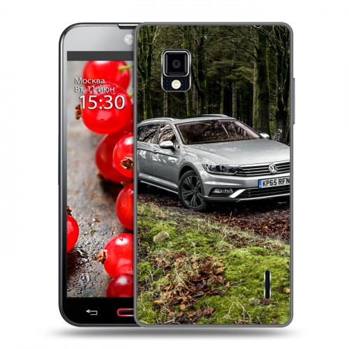 Дизайнерский пластиковый чехол для LG Optimus G Volkswagen