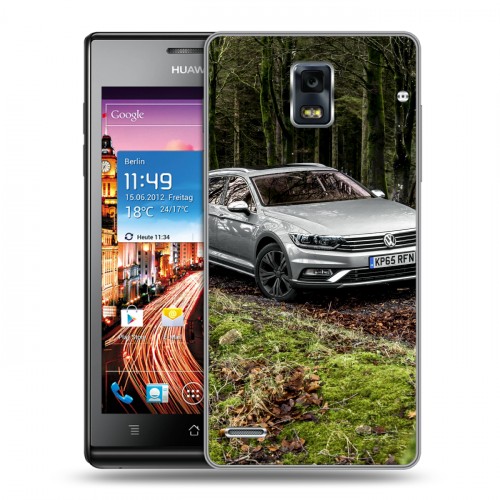 Дизайнерский пластиковый чехол для Huawei Ascend P1 Volkswagen