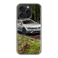 Дизайнерский силиконовый чехол для Iphone 15 Pro Volkswagen