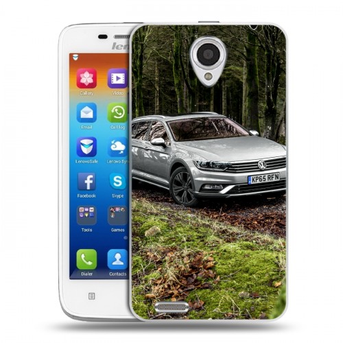 Дизайнерский пластиковый чехол для Lenovo S650 Ideaphone Volkswagen