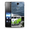 Дизайнерский пластиковый чехол для Sony Xperia TX Volkswagen