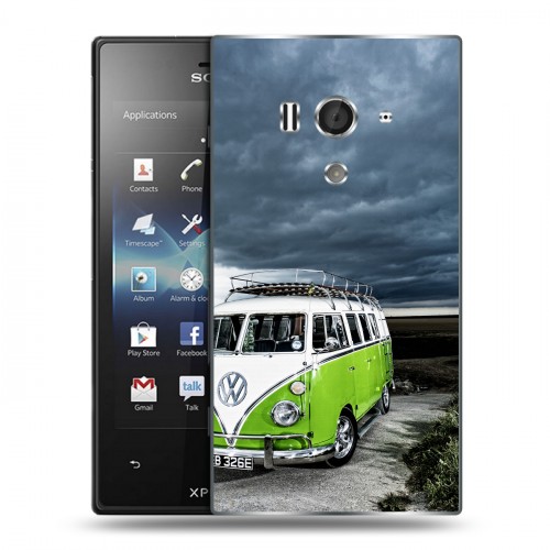 Дизайнерский пластиковый чехол для Sony Xperia acro S Volkswagen