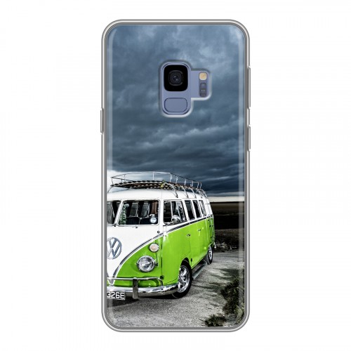 Дизайнерский пластиковый чехол для Samsung Galaxy S9 Volkswagen