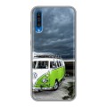 Дизайнерский силиконовый с усиленными углами чехол для Samsung Galaxy A50 Volkswagen