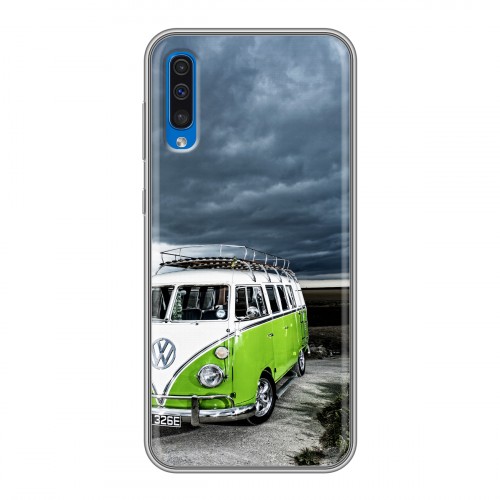 Дизайнерский силиконовый чехол для Samsung Galaxy A50 Volkswagen