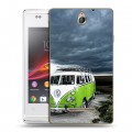 Дизайнерский пластиковый чехол для Sony Xperia E Volkswagen