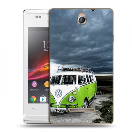 Дизайнерский пластиковый чехол для Sony Xperia E Volkswagen