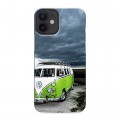 Дизайнерский силиконовый с усиленными углами чехол для Iphone 12 Mini Volkswagen