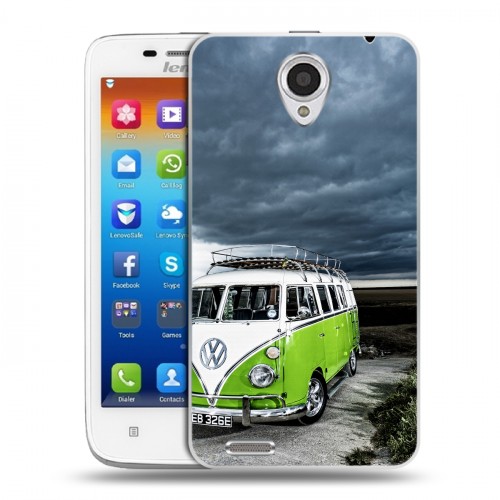 Дизайнерский пластиковый чехол для Lenovo S650 Ideaphone Volkswagen