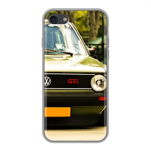 Дизайнерский силиконовый с усиленными углами чехол для Iphone 7 Volkswagen